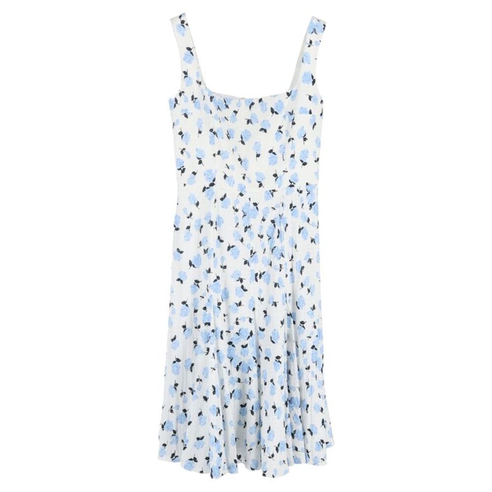 Emilia Wickstead Dena Midi Dress in Floral Print Cotton